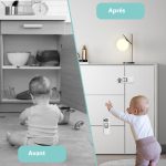 Lot de 2 verrous de sécurité des armoires et tiroirs pour enfants – Image 6