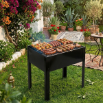 Barbecue rectangulaire à 4 pieds 50X30X50 cm – Image 2