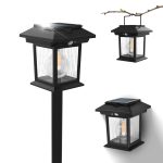Lampe Solaire de Jardin à Piquer avec détecteur de mouvement – Image 2