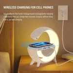 radio réveil RGB avec haut-parleur Bluetooth et chargeur sans fil – Image 3