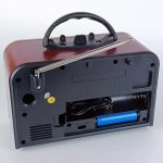 Radio NNS-6677BT rechargeable 3 bandes avec support de téléphone – Image 2