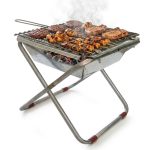 Barbecue Pliable Portatif en Acier Inoxydable