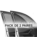 Pack de 2 Paires housse pare-soleil pour voiture