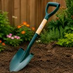 Pelle de jardin robuste avec manche en bois – Image 2