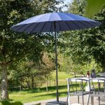 Parasol Bleu 3m avec 16 Baleines en Fibre de Verre – Image 3