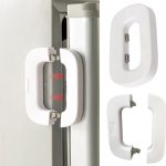 Lot de 2 serrures de verrouillage auto-adhésif pour réfrigérateur – Image 5